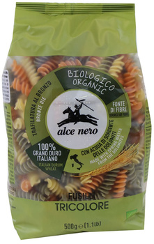 Makaron (Semolinowy Trójkolorowy) Świderki BIO (3 szt x 500 g)