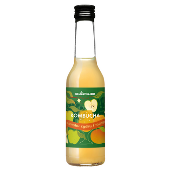 Kombucha o Smaku Cydru i Mango BIO (2 szt x 270 ml)