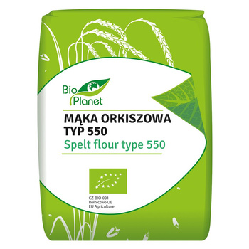 Mąka Orkiszowa Jasna Typ 550 BIO (2 szt x 1 kg)