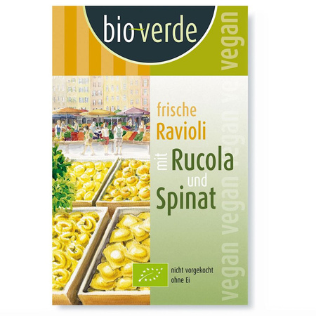 Ravioli Świeże z Rukolą i Szpinakiem BIO 250 g