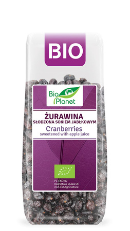 Żurawina Słodzona Sokiem Jabłkowym Bio (2 szt x 100 g)