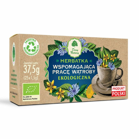 Herbatka Wspomagająca Pracę Wątroby BIO (25 x 1,5 g) 37,5 g (3 szt x 38 g)