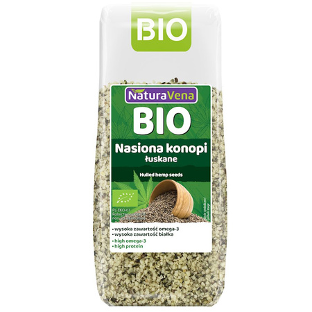Nasiona Konopi Łuskane BIO (4 szt x 200 g)
