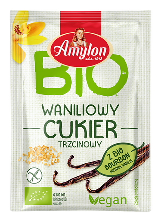 Cukier z Wanilią Bourbon Bezglutenowy BIO (40 szt x 20 g)