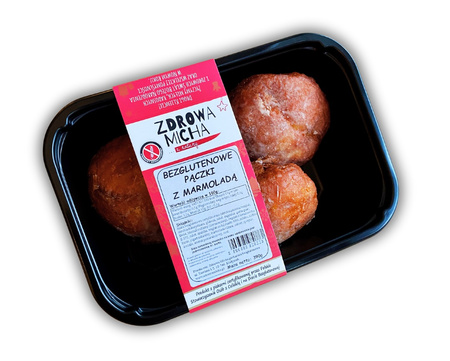 Pączki z Marmoladą (3 Szt.) Bezglutenowe 300 g - Zdrowa Micha (Na Zamówienie
