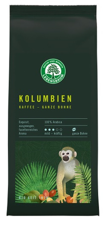 Kawa Ziarnista Arabica 100 % Kolumbia BIO 250 g