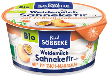 Kefir Kremowy Brzoskwinia - Marakuja BIO (3 szt x 150 g)