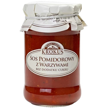 Sos Pomidorowy z Warzywami Bez Dodatku Cukru 340 g