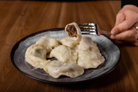 Orkiszowe pierożki wigilijne z kapustą i borowikami (450 g)