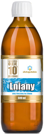 Olej Lniany Tłoczony Na Zimno 500 ml