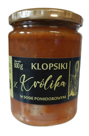 Klopsiki z Królika W Sosie Pomidorowym 500 g