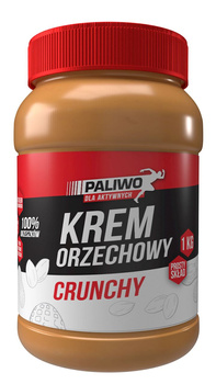 Krem Orzechowy Crunchy 100 % Bez Dodatku Soli i Cukrów 1 kg