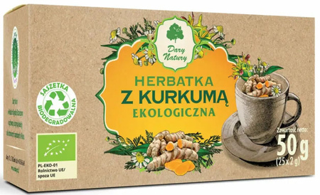 Herbatka z Kurkumą BIO (25 x 2 g) 50 g