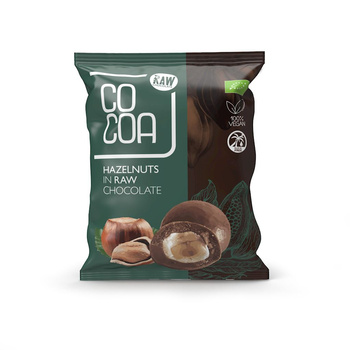 Orzechy Laskowe w Czekoladzie Surowej BIO (2 szt x 70 g)
