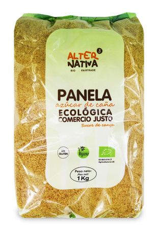 Cukier Trzcinowy Panela Bezglutenowy BIO 1 kg