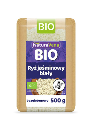 Ryż Jaśminowy Biały Bezglutenowy BIO 500 g