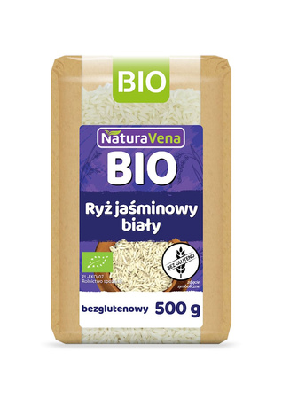 Ryż Jaśminowy Biały Bezglutenowy BIO (6 szt x 500 g)
