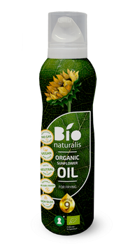 Olej Słonecznikowy (Spray) Do Gotowania i Smażenia Tłoczony Na Zimno BIO 200 ml
