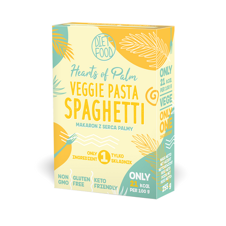 Makaron (Z Serca Palmy) Spaghetti Bezglutenowy Keto 255 g