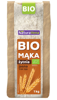 Mąka Żytnia Chlebowa Typ 720 BIO (5 szt x 1 kg)
