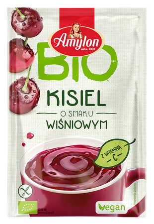 Kisiel Instant O Smaku Wiśniowym Bezglutenowy Bio (15 szt x 30 g)