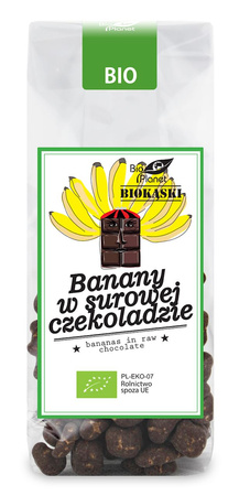 Banany w Surowej Czekoladzie BIO 100 g