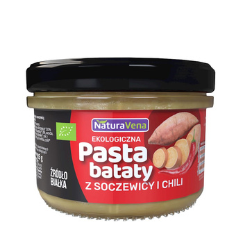 Pasta z Soczewicy i Batatów z Chili BIO (6 szt x 185 g)