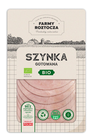 Szynka Gotowana Plastry BIO 100 g