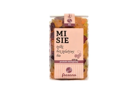 MISIE ŻELKI BEZ ŻELATYNY BIO (400 g)