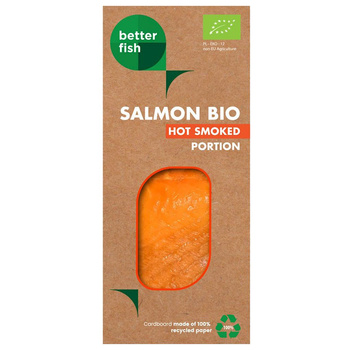 Łosoś Atlantycki Wędzony Na Gorąco Porcja BIO 100 g (Koperta)