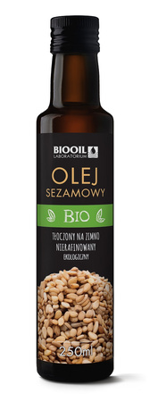 Olej Sezamowy Tłoczony Na Zimno BIO 250 ml