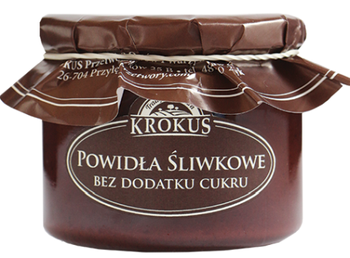 Powidła Śliwkowe Bez Dodatku Cukrów Bezglutenowe (2 szt x 310 g)