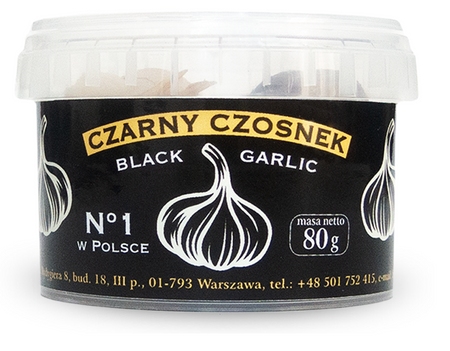 Czarny Czosnek Bezglutenowy BIO 80 g