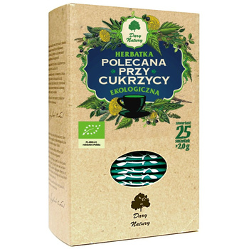 Herbatka Polecana Przy Cukrzycy BIO (25 x 2 g) (3 szt x 50 g)