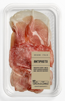 Antipasti Trio: Salami Milano, Polędwica Lonzino, Szynka Prosciutto Crudo BIO Bezglutenowe BIO 90 g