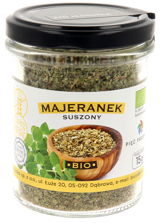 Majeranek Suszony Bezglutenowy BIO (3 szt x 15 g)
