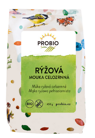 Mąka Ryżowa Pełnoziarnista Bezglutenowa Bio (2 szt x 450 g)