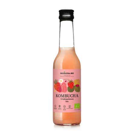 Kombucha Truskawkowa BIO 270 ml