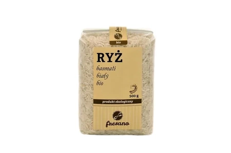 RYŻ BASMATI BIAŁY BIO (500 g)