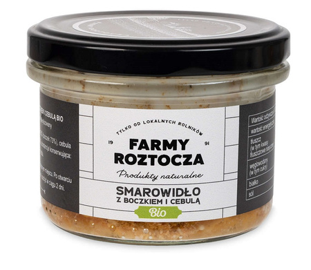 Smarowidło z Boczkiem i Cebulą BIO  (Słoik) (2 szt x 180 g)