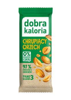 Baton Daktylowy Chrupiący Orzech Bez Dodatku Cukrów (10 szt x 35 g)