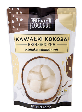 Kokos Kawałki Świeże o Smaku Waniliowym Bezglutenowe BIO (3 szt x 100 g)