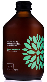 Kombucha z Ogórkiem i Kolendrą Bezglutenowa BIO (4 szt x 330 ml)