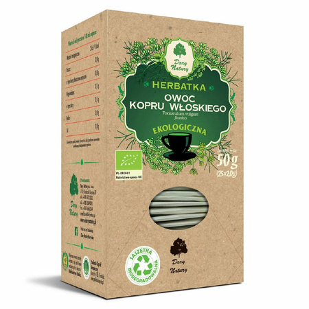 Herbatka Owoc Kopru Włoskiego BIO (25 x 2 g) (3 szt x 50 g)
