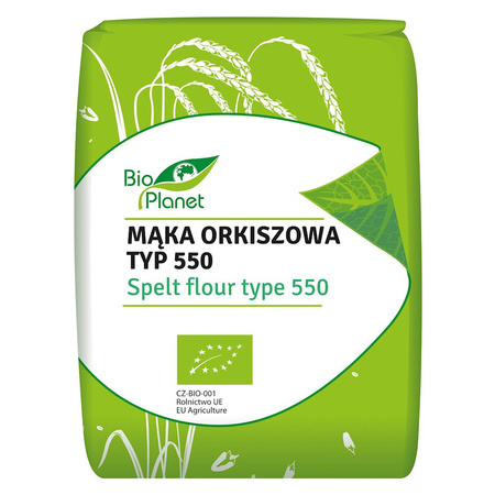 Mąka Orkiszowa Jasna Typ 550 Bio (2 szt x 1 kg)