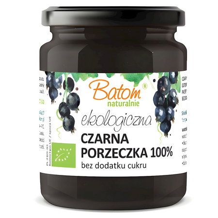 Czarna Porzeczka 100 % Bez Dodatku Cukrów BIO 260 g