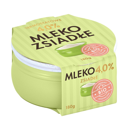 Zsiadłe Mleko Termostatowe 4 % BIO (3 szt x 180 g)