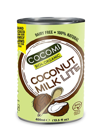 Coconut Milk - Napój Kokosowy Light (9 % Tłuszczu) BIO 400 ml (Puszka)