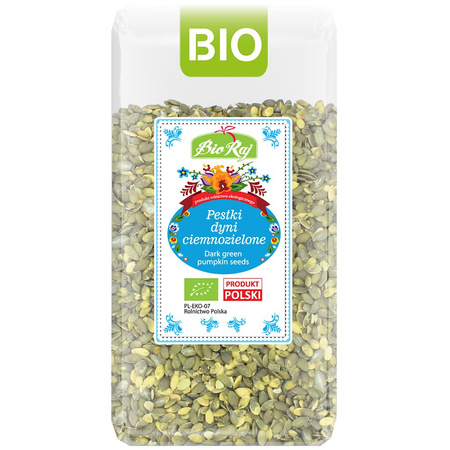 Pestki Dyni Ciemnozielone BIO (Polska) (2 szt x 300 g)