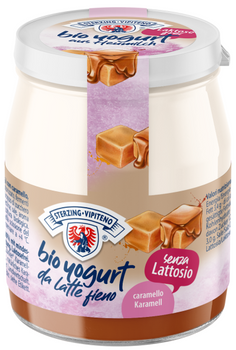 Jogurt Karmelowy z Mleka Siennego Bezglutenowy BIO (Słoik) - Sterzing (4 szt x 150 g)